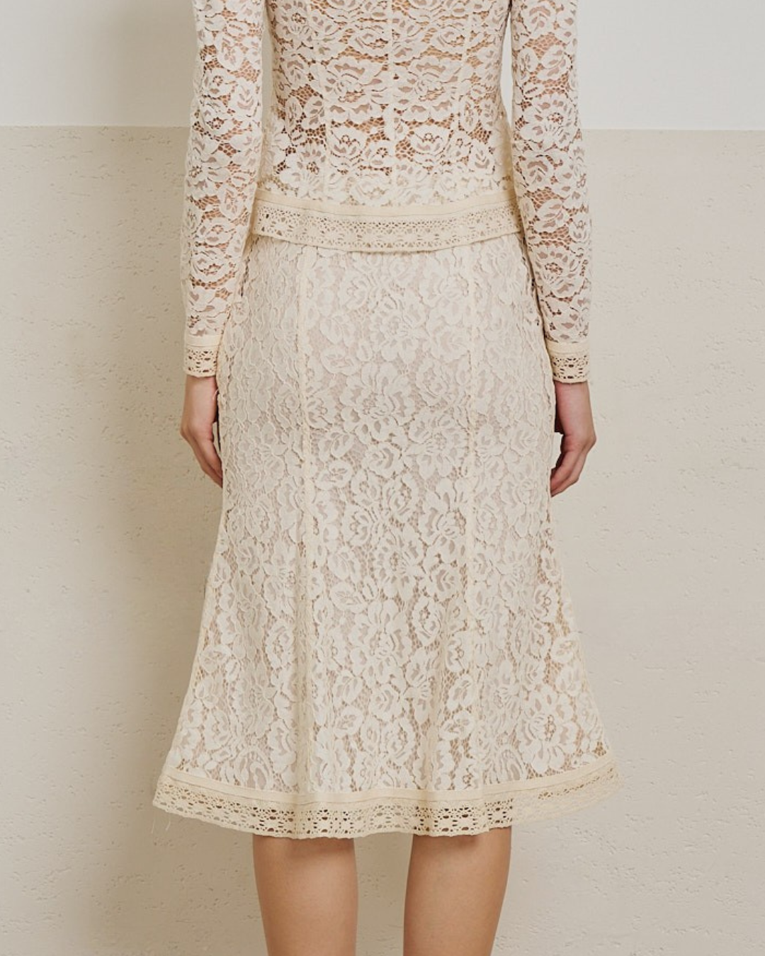 Mira Lace Midi Skirt