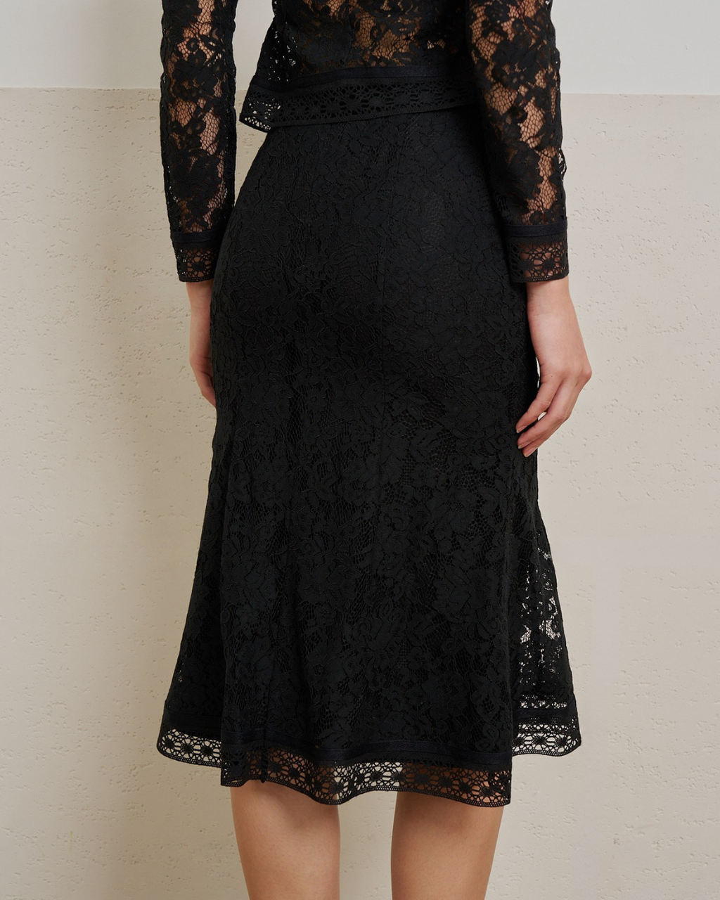 Mira Lace Midi Skirt