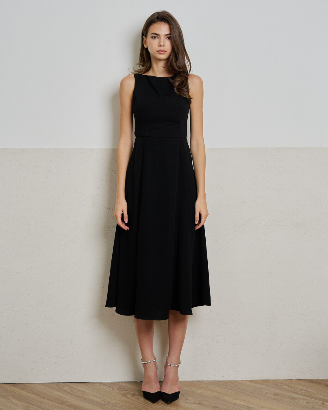 Clara Open Back Midi Dress