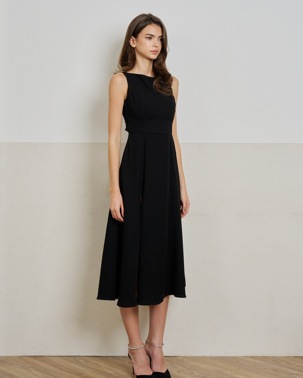 Clara Open Back Midi Dress