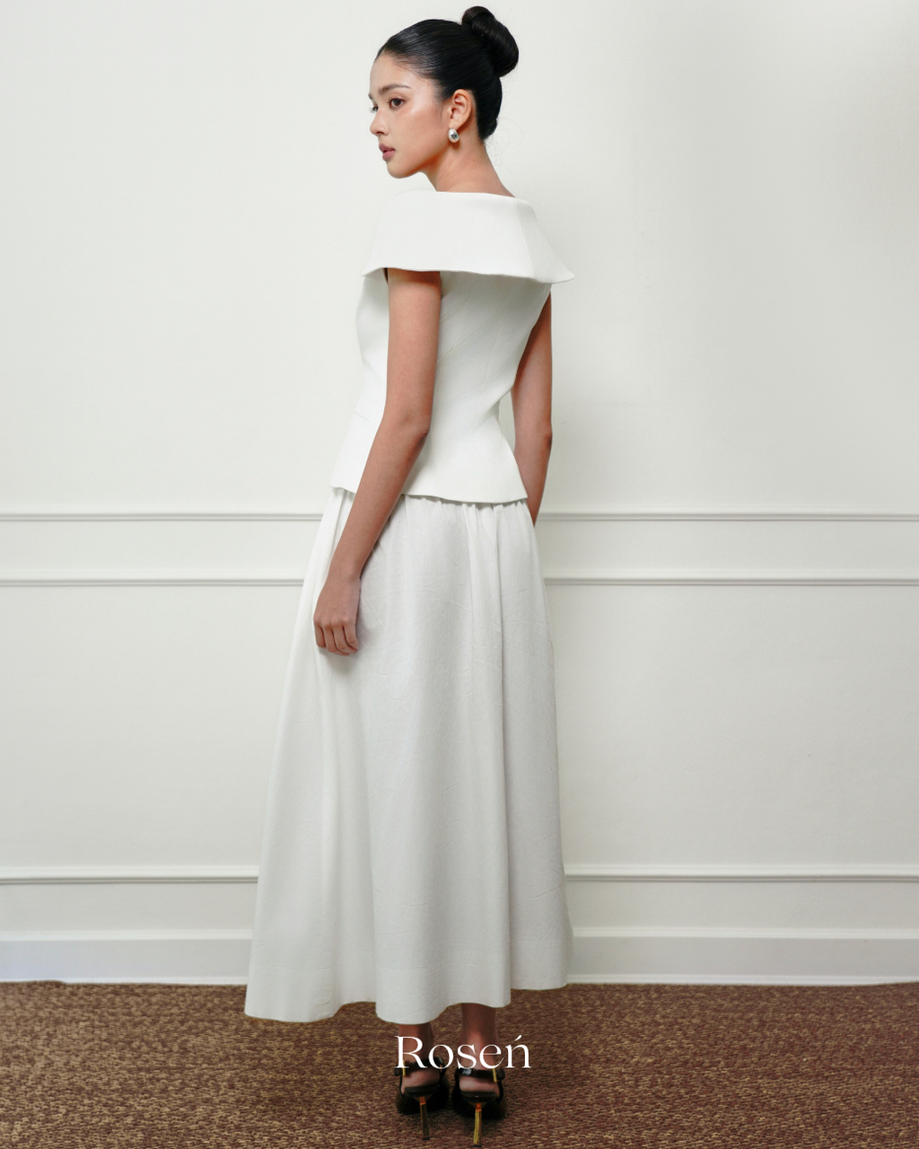 Charlotte Cotton Midi Skirt