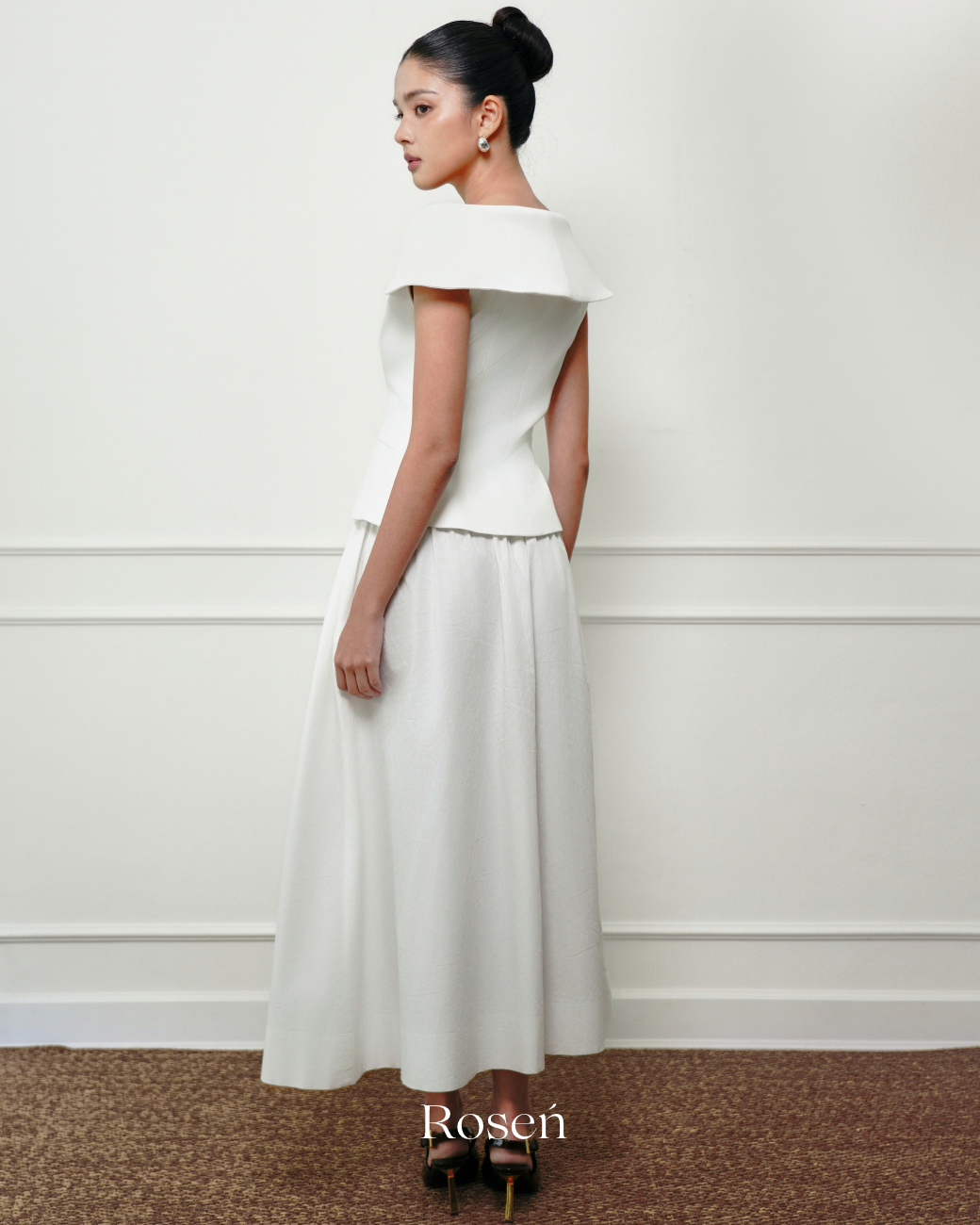 Charlotte Cotton Midi Skirt